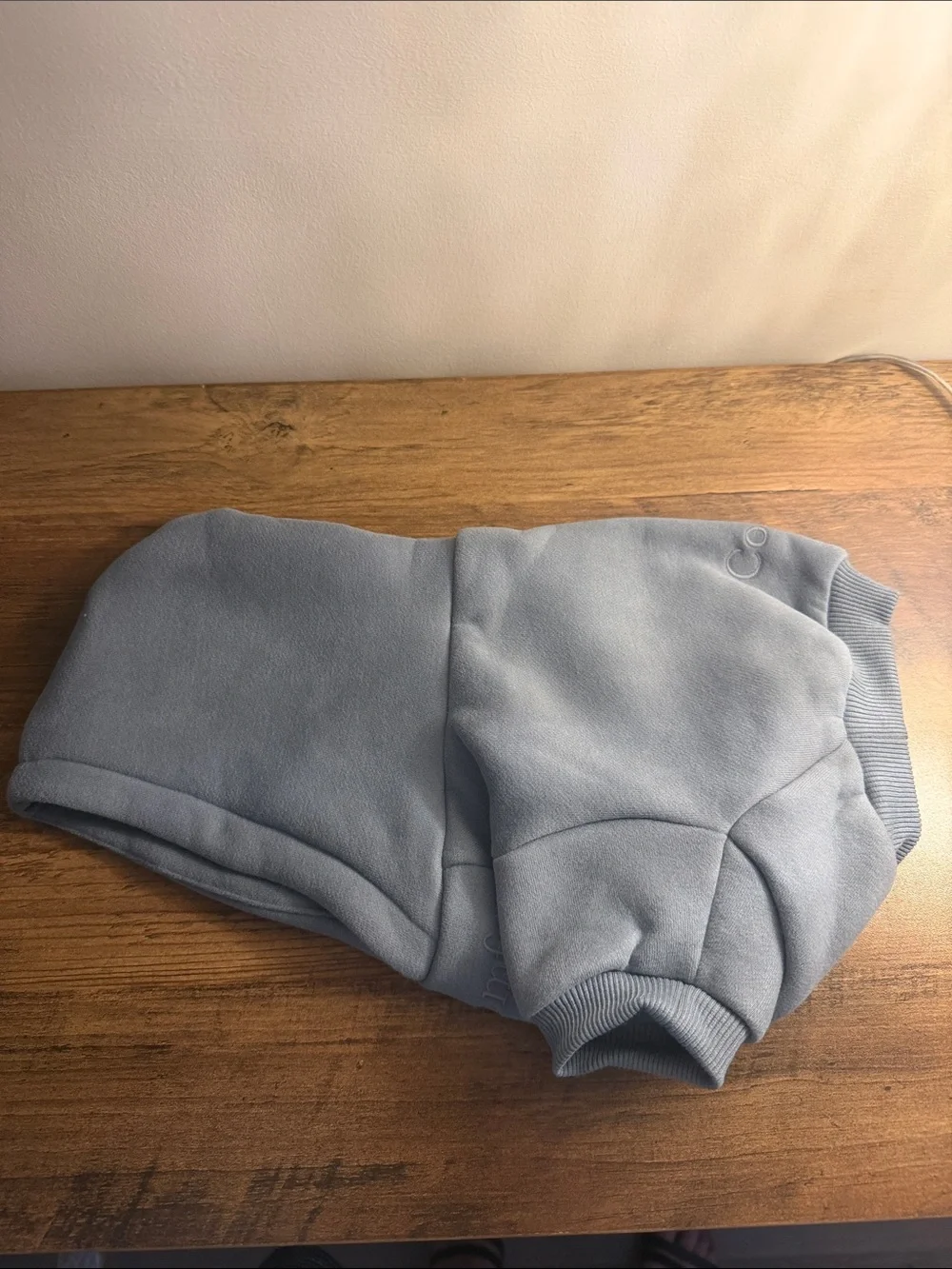 Brand new never worn Comfort Blue/Gray Dog Hoodie with Hooded Design